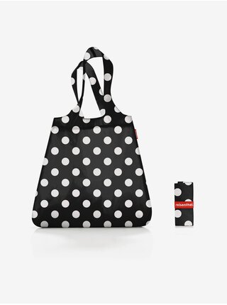Černá dámská nákupní taška s puntíky Reisenthel Mini Maxi Shopper Dots White