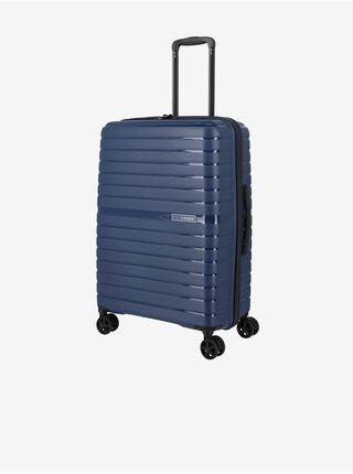 Tmavě modrý cestovní kufr Travelite Trient M Blue
