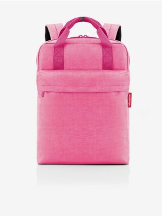 Růžový dámský batoh Reisenthel Allday Backpack M Twist Pink