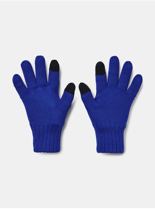Modré sportovní rukavice Under Armour UA Halftime Wool 