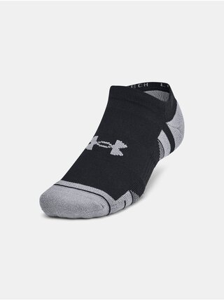 Súprava troch párov športových ponožiek v čiernej farbe Under Armour UA Performance Tech NS