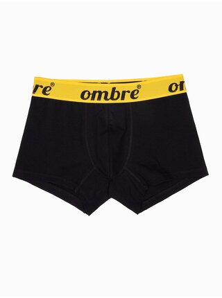 Žlto-čierne pánske boxerky Ombre Clothing