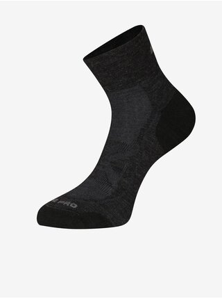 Černé sportovní ponožky z merino vlny ALPINE PRO Derere