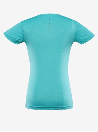 Světle modré dámské sportovní tričko ALPINE PRO Basika