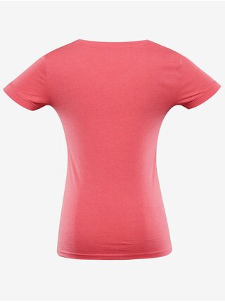 Červené dámske športové tričko s potlačou ALPINE PRO Nega