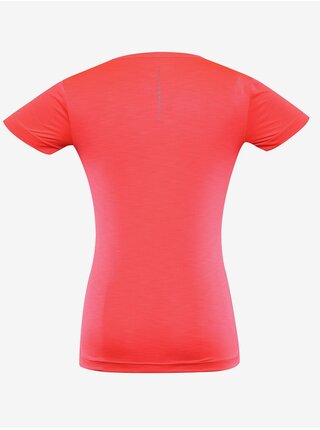 Tmavo ružové dámske športové tričko ALPINE PRO Basika