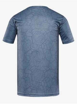 Modré pánské vzorované sportovní tričko ALPINE PRO Quatr