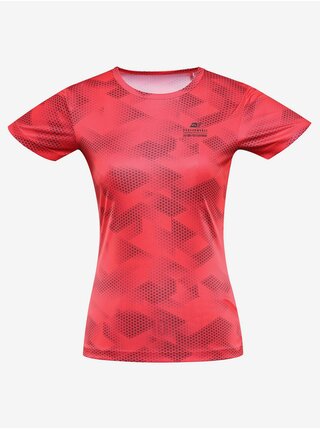 Tmavo ružové dámske športové tričko ALPINE PRO Quatra