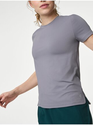 Šedé dámske tričko úzkeho strihu Marks & Spencer