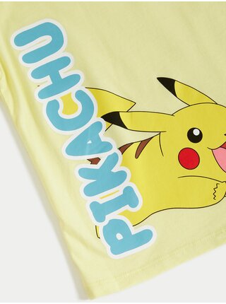 Žluté dětské tričko s motivem Pokémonů Marks & Spencer   