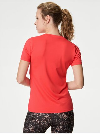 Červené dámske športové tričko Marks & Spencer