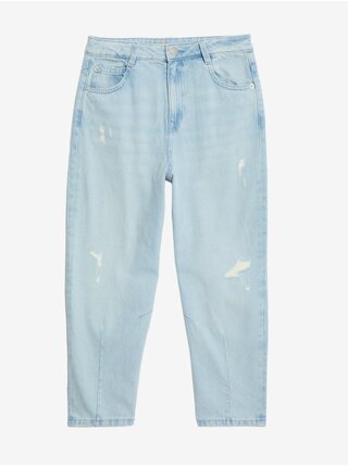 Světle modré holčičí džíny s potrhaným efektem Marks & Spencer 