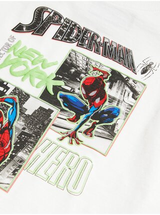 Biele chlapčenské tričko s motívom Marks & Spencer Spider-Man™