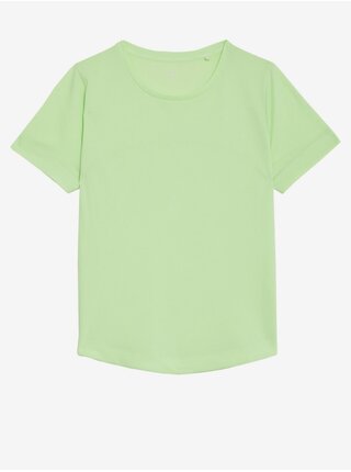 Světle zelené dámské tričko Marks & Spencer   