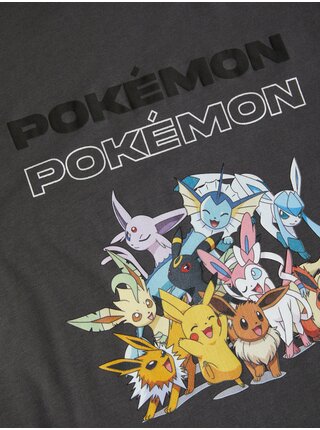 Tmavě šedé klučičí tričko s motivem Marks & Spencer Pokémon™ 