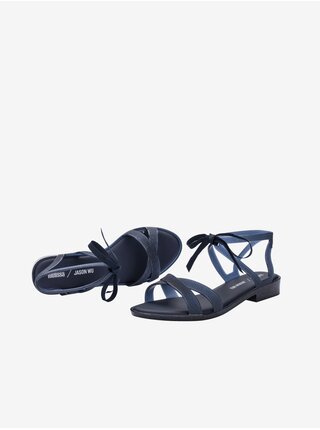 Tmavě modré dámské sandálky Melissa Ophelia Low + Jason Wu 