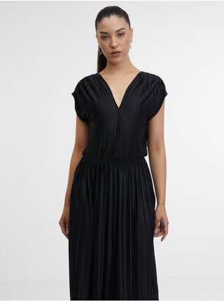 Černé dámské midi šaty ORSAY