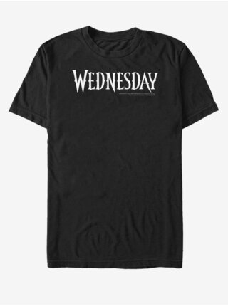 Čierne unisex tričko MGM Wednesday Logo