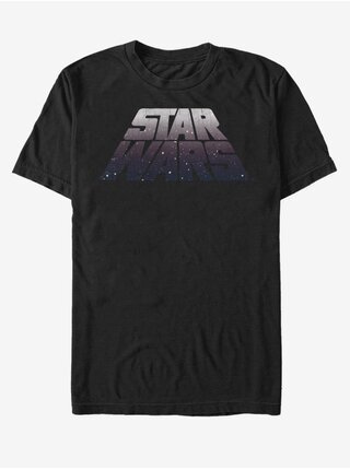 Čierne unisex tričko Star Wars Perspective Logo