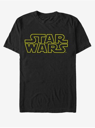 Čierne unisex tričko Star Wars Simplified