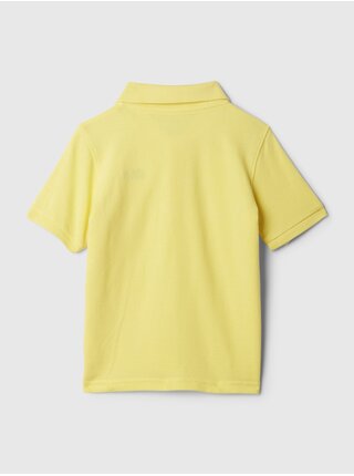 Žlté chlapčenské polo tričko GAP