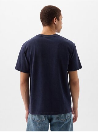 Tmavě modré pánské tričko s kapsičkou GAP