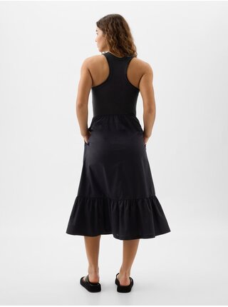 Černé dámské midi šaty GAP
