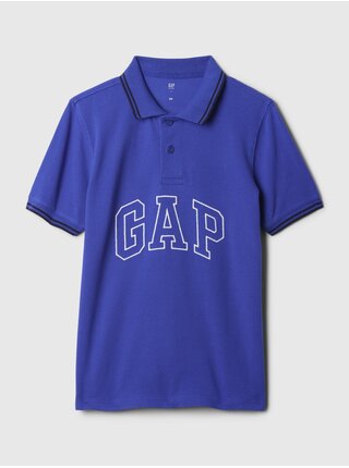Tmavě modré klučičí polo tričko GAP s logem