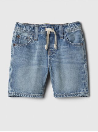 Modré chlapčenské džínsové kraťasy GAP