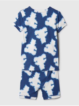 Modré chlapčenské vzorované pyžamo GAP