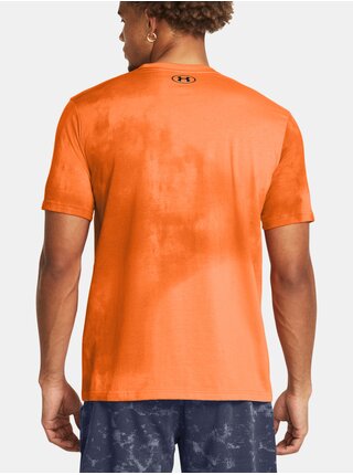 Oranžové pánske športové tričko Under Armour UA Project Rock Payoff Printed Graphic
