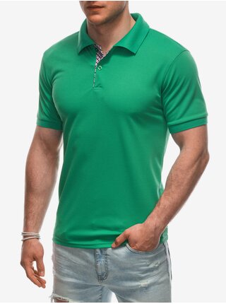 Zelené pánské polo tričko Edoti