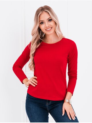 Červené dámské basic tričko Edoti