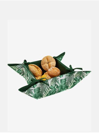 Zelený vzorovaný kôš na chlieb Edoti Jungle 