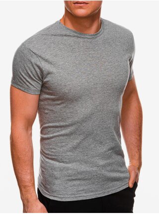Sivé pánske basic tričko Edoti