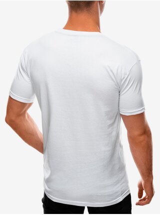 Bílé pánské tričko s potiskem Edoti