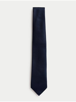 Pánská sada hedvábného klopového kapesníku a kravaty Marks & Spencer   