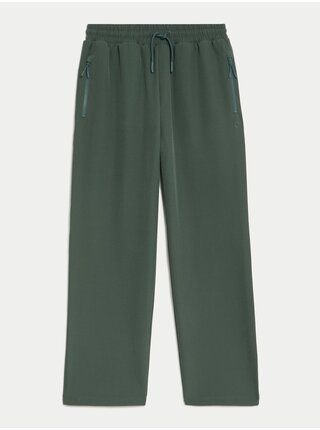 Zelené dámske skrátené vychádzkové nohavice s technológiou Stormwear™ Marks & Spencer
