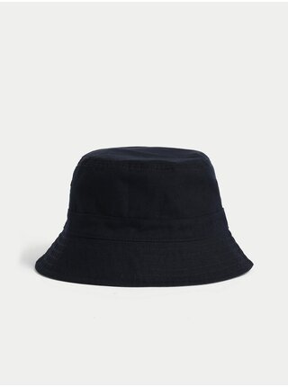 Šedo-modrý obojstranný klobúk Marks & Spencer