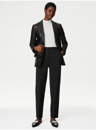 Černé dámské zkrácené kalhoty Marks & Spencer          