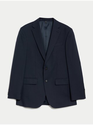 Tmavomodré pánske oblekové sako Marks & Spencer