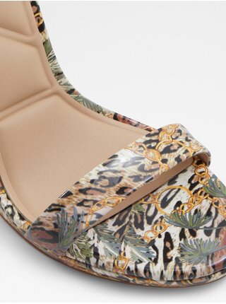 Barevné dámské sandály na podpatku Aldo Katelina