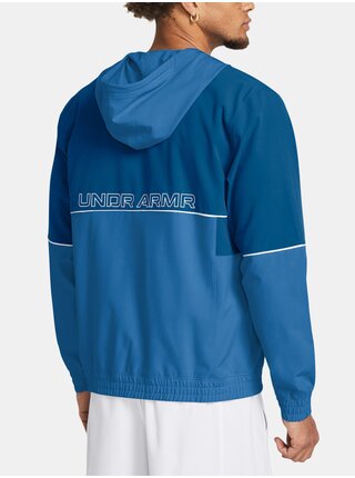 Modrá pánská sportovní bunda Under Armour UA Baseline Woven 