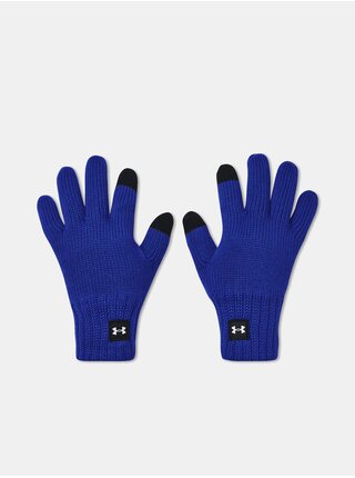 Modré sportovní rukavice Under Armour UA Halftime Wool 