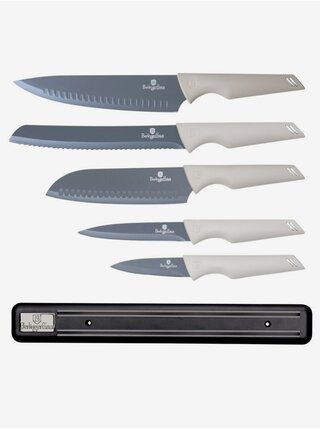 Sada pěti nožů s magnetickým držákem BERLINGERHAUS Aspen Collection 