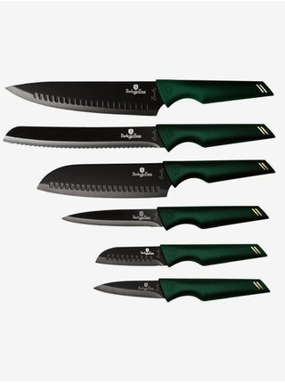 Sada nožů s nepřilnavým povrchem 6 ks Emerald Collection BERLINGERHAUS