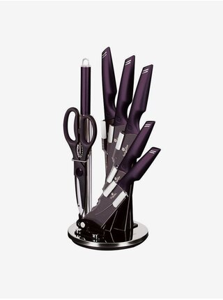 Sada nožů ve stojanu 8 ks BERLINGERHAUS Purple Eclipse Collection