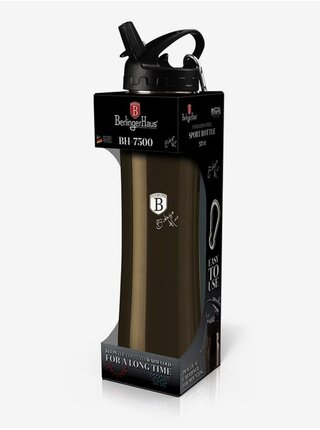 Športová nerezová fľaša 0,5 l BERLINGERHAUS Shiny Black Collection