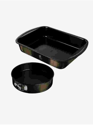 Forma na pečení sada titanovým nepřilnavým povrchem 2 ks Shiny Black Edition BERLINGERHAUS
