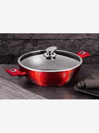 Wok s poklicí 30 cm Burgundy Edition BERLINGERHAUS